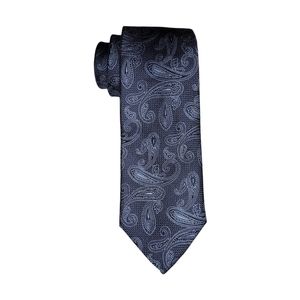Michael Kors Blue Paisley Silk Neck Tie Length: 58" Width: 3"